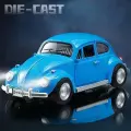 Новая модель классического автомобиля Beetle 1955 года, литая, со звуком и светом, детская игрушка, коллекционная, подарок на день рождения