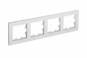 1 шт. Systeme Electric AtlasDesign Nature Мрамор крем роял Рамка 4-постовая, ATN343104