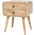 Тумбочка прикроватная из массива, альрик, на ножках, для спальни