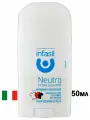 Дезодорант-стик Infasil Neutro Extra Delicato, невидимый, сверхделикатный 50мл