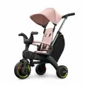 Складной трехколесный детский велосипед - коляска с родительской ручкой Doona Liki Trike S3, цвет: Blush Pink