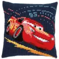 PN-0166441 Disney Lightning McQueen. Подушка. Набор для вышивки нитками. Vervaco