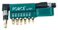 Отвертка С Битами Torx Т10н-Т40н 1/4Dr 8 Предметов Force 2081 FORCE арт. 2081