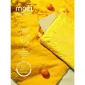 Плед-коврик сумка Molti Soft & Dry, складной, двусторонний, желтый, 140x115 см