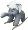 Качалка Слон серый, мягкая игрушка для детей в подарок