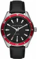 Наручные часы Armani Exchange Enzo, серебристый/черный/красный