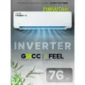 Сплит система инверторная NewTek NT-77HSDC24: 76 м2/ 4D-обдув/ A+/ Фильтр Silver Ion/ I-Feel/ Компрессор GMCC