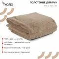 Полотенце  TKANO Essential для рук и лица, 90x50см, коричневый