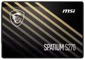SSD диск Msi Spatium s270, 240Гб, 2.5, SATA (S78-440N070-P83)
