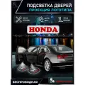 KoLeli / Проекция логотипа авто / Комплект беспроводной подсветки на двери авто для Honda (2 шт.)