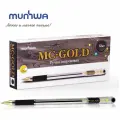 Ручка шариковая MunHwa MC Gold (0.5мм, черный цвет чернил, масляная основа, корпус тонированный) 12шт. (BMC07-01)