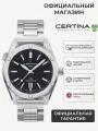 Наручные часы Certina, серебристый/черный