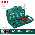 Литой заклепочник в кейсе KRAFTOOL X-3 2.4-4.8 мм