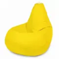 Кресло мешок MyPuff, бескаркасное кресло, пуфик мешок, размер 4XL, оксфорд, желтый