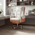 Кресло, с откидывающейся спинкой, экокожа, газлифт, 360 градусов