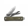 Нож The James Brand the Ellis, лезвие 12C27 Serrated, рукоять Micarta, OD Green
