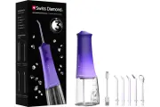 Ирригатор Swiss Diamond SD-WF22503PP, фиолетовый, 5 режимов, Li-Ion аккумулятор