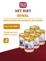 Влажный корм при проблемах с почками Solid Natura VET Renal для кошек, упаковка 6 шт х 340 г