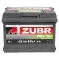 Автомобильный аккумулятор ZUBR PREMIUM 65 Ач R+ EN650A (242x175x175) (ZP650)