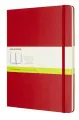 Блокнот Moleskine CLASSIC QP092F2 XLarge 190х250мм 192стр. нелинованный твердая обложка красный