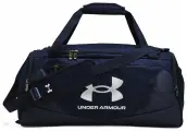 Сумка спортивная Under Armour, 40 л, 26х55х27 см, синий