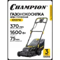 Электрическая газонокосилка с травосборником CHAMPION EM3716