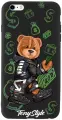 Черный силиконовый чехол для iPhone 6+/6s+ Tony Style Деньги