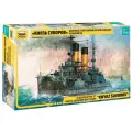 Сборная модель ZVEZDA Флагман 2-ой тихоокеанской эскадры броненосец Князь Суворов (9026) 1:350 белый