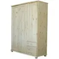 Шкаф распашной Фалко 3 двери деревянный, лак