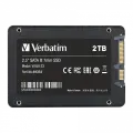 Внутренний накопитель Verbatim Vi550 S3 SSD 2,5' SATA III 2TB, R/W 560/460 МБ/с