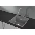 5001, графит, кухонная мойка GRANULA, СтандАРТ кварц