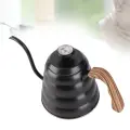 Чайник для чая и кофе из нержавеющей стали емкостью 1,2 л с термометром, носиком на гибкой шее, наливает кофеварку