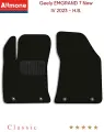 Ворсовые коврики для Geely EMGRAND 7 New 4 2023 - Н. В, черные, Классик, текстильные, салон, 2шт / Джили Эмгранд 7 4