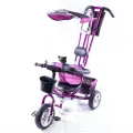 Велосипед трехколесный YIMEI JS08ET, EVA колеса, фиолетовый, стальной каркас, 10 кг