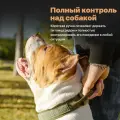 Ошейник для собак крупных и средних пород с ручкой, SSY, Тактический ошейник, Размер L, Хаки