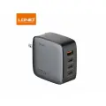 Блок питания LDNIO GAN, 100W, 4 разъема, USB Type-A/C, быстрая зарядка, серый