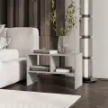 Столик журнальный Граникум Саманта, стильный дизайн, серый, ЛДСП