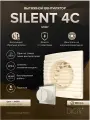 Вентилятор накладной SILENT D100 обратный клапан Ivory DICITI