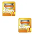 Gillette годовой запас сменных кассет для бритья Fusion5, 8+8 (16 шт)
