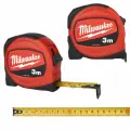 Рулетка Milwaukee SLIM 3м 16мм-4 точки усиления корпуса-48227703