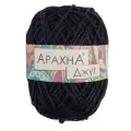 Пряжа ARACHNA Jute 100% джут 100 г 90 м № 002 чёрный