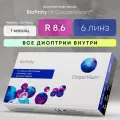 Контактные линзы CooperVision Biofinity (6 линз) R 8,6 D +0,5