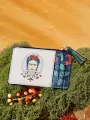 Фрида Кало / Frida Kahlo Мини-кошелек-кардхолдер