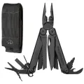Мультитул LEATHERMAN Wave plus black, 17 функций, с чехлом molle, черный