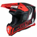 Шлем кроссовый JUST1 J22 Carbon Fluo карбон/красный/матовый, L