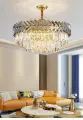 Люстра хрустальная потолочная Элиссвет 1006BG/600 GD