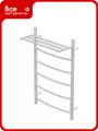 Электрический полотенцесушитель Point Афина П5 500x800 с полкой, диммер справа, белый PN04858PW