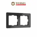 Рамка на 2 поста Acrylic Werkel W0022708 черный