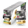 Корм для для стерилизованных кошек и кастрированный котов Pro Plan Nutri Savour с курицей 24 шт. x 85 г
