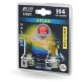 Лампа галогенная AVS ATLAS ANTI-FOG / желтый H4.12V.60/55W (блистер, 2 шт.)